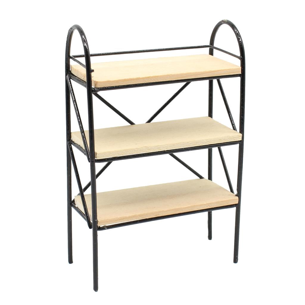 112 Scale Dollhouse Bookshelf, Miniature Magazine Shelf, Bookcase, Dolls House