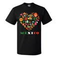 thumbnail image 1 of Playera Camiseta Mexico En El Corazon Familia Tallas Unsx, 1 of 3