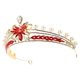 thumbnail image 3 of KAKOWELY Corona de perlas, diadema con diamantes de imitación para boda, corona de diamantes de imitación para novia, diadema con perlas para novia, 3 of 5