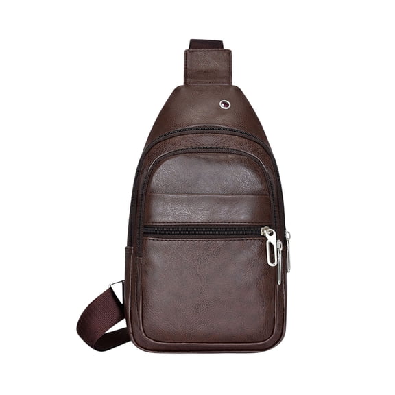 Lilixerw Canvas Sling Bag - Small Crossbody Backpack Shoulder Casual Daypack Rucksack for Men Women