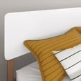 thumbnail image 5 of Max & Lily Mid-Century Modern Queen Platform Bed for Kids, Solid Wood, White/Pecan, 5 of 8
