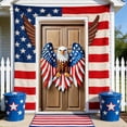 thumbnail image 6 of RBCKVXZ Patriotic Independence Day Door Cover, 35.4 x 70.8 Inch American Front Door Cover, 4th of July Porch Banner for Indoor Outdoor Memorial Day Party Decor, 6 of 6