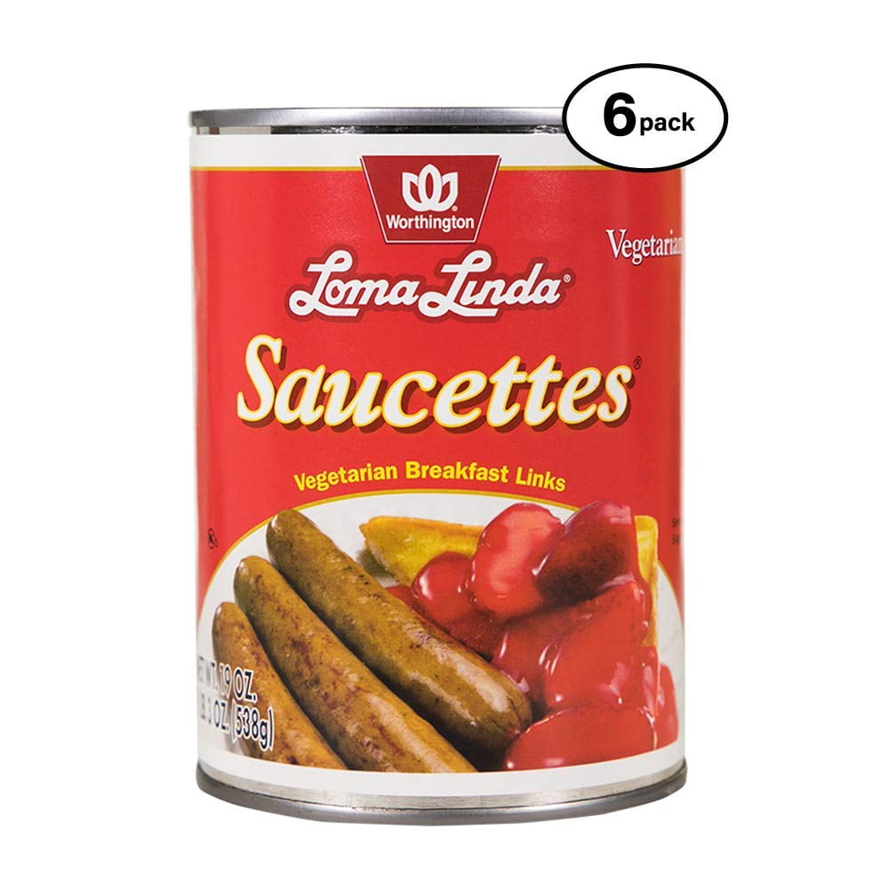 Loma Linda PlantBased Saucettes (19 oz.) (Pack of 6 Loma Linda PlantBased Saucettes (19 oz.) (Pack of 6