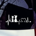 thumbnail image 6 of Opvise Cartoon Dog Cat Heartbeat Car Styling Stickers Vehicle Window Decals Decoration, 6 of 7