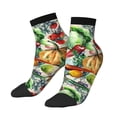 thumbnail image 3 of Salouo Vegan1 Pattern Unisex Middle Tube Socks,Middle-Finger Knee High Socks Over The Calf Tube Stocking Crew Stockings for Women and Men Tube Socks, 3 of 8