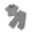 Black, variant on Girls 2 Piece Summer Outfits Ribbed Striped Short Sleeve T-Shirt & Elastic Waist Wide Leg Pants with Bow Details Casual Clothes for Kids White Size 5-6 Years