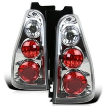 Spec-D Tuning Chrome Tail Lights Compatible with 2003-2005 Toyota 4Runner, Left   Right Pair Assembly