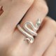 thumbnail image 2 of BFCLUB-anillos sencillos de Plata de Ley 925 para mujer y hombre, anillo de serpiente Retro abierto ajustable para dedo, regalo de cumpleaños para fiesta, 2 of 2