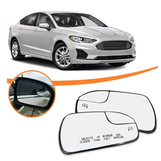 Para Fusion 2013-2020 Espejo Retrovisor Lateral de Puerta de Automóvil Izquierdo y Derecho con Calefacción DS7Z17K707F, DS7Z17K707B