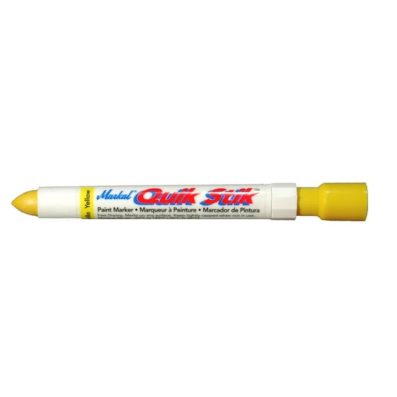 Markal Quik Stik pnt Marker 0-140 F Yellow 61053