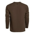 thumbnail image 2 of Vortex Optics Men's Outland Heavyweight Long Sleeve Crew Neck T Shirt Dark Brown 3XL, 2 of 5