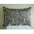 thumbnail image 2 of The HomeCentric Grey King Size Pillow Shams, Lined Crystals Sparkly King Pillow Shams, Pack of 2, 20"x36" (50x90 cm) Silk King Pillow Shams, Modern King Shams - Diamond Dreams, 2 of 4