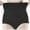 Black, variant on Women's Mid High Rise Postpartum Body Pants Plus Size Rear Lifting Shapewear Strong Firming Toning Briefs Plus Size Underwear For Women Yellow