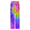 thumbnail image 4 of Colorful Tie-dye Swirl_1 Pajamas Leisure Trousers Soft Warm Sleepwear Bottoms Loose Retro Nightwear, 4 of 6