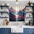 thumbnail image 2 of Curtains 84 Inches Long 2 Panels, Farmhouse Mountain Grommets Window Treatment Curtain, Country Cabin Nature Sunrise Forest Thermal Curtains Drapes for Living Room/Bathroom, 2 of 9