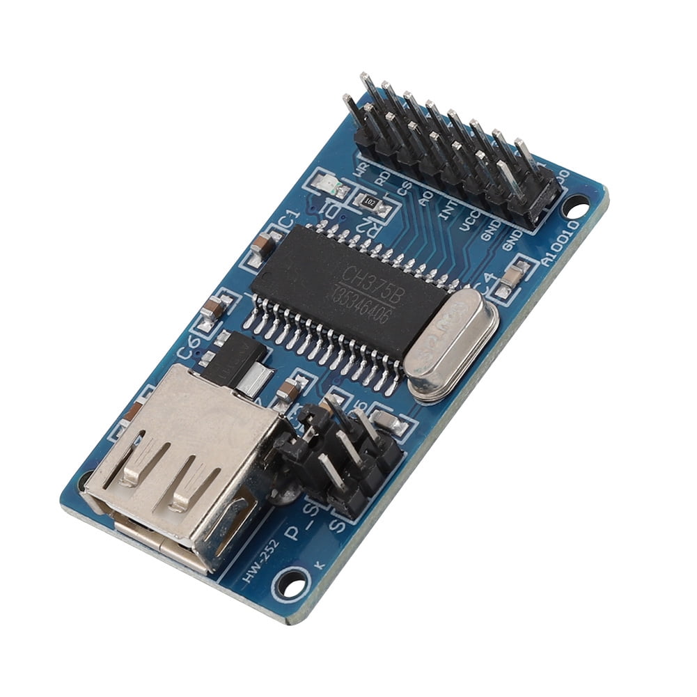 Wchiuoe U Module, Durable USB Module, HW-252 Support 8-bit Parallel/Asynchronous Serial Port Support U Disk/USB Hard Disk/ USB Flash Drive /USB Card Reader