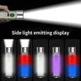 thumbnail image 4 of LED Flashlight with Side Light Rechargeable Strong Portable Pocket Electronic Torch 30W Lightweight High Power Flashlights S Fixed Focus, 4 of 9