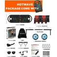 thumbnail image 7 of HOTWAVE Portable Exercise Equipment with 16 Gym Accessories.20 in 1 Push Up Board Fitness,Resistance Bands with Ab Roller Wheel,Home Workout for Men, 7 of 7