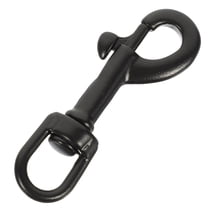 OATIPHO Underwater Bolt Snap Hook Stainless Steel Diving Hook Black 1Pack