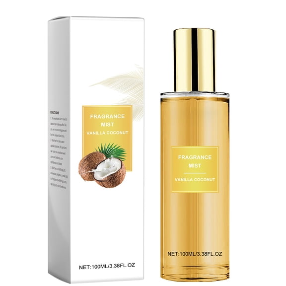 Womens Fragrance Clearance Coconut Fragrance Mist Stay Fresh Body Mist Floral Fruity Fresh Body Fragrance 100Ml