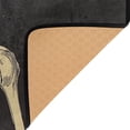 thumbnail image 3 of Yayeee Area Rugs for Living Room 5.2'x4' Indoor Non Slip Washable Bedroom Carpet, Black Skeleton, 3 of 5