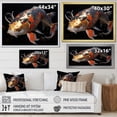 thumbnail image 4 of Designart "Orange Kois Fish peaceful Reflections" Animals Floater Framed Canvas Print, 4 of 7