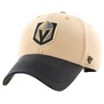 thumbnail image 2 of Men's '47 Khaki/Black Vegas Golden Knights Dusted Sedgwick MVP Adjustable Hat, 2 of 3