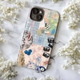 thumbnail image 6 of Y2K Scrapbook Vibes iPhone Case – Boho Funky Patchwork Design Phone Cover, Compatible with iPhone 16 15 14 13 12 11 Pro Max Mini, 6 of 6