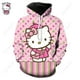 thumbnail image 1 of Hermosa sudadera morada de Hello Kitty para mujer, sudadera con capucha de alta calidad, sencilla, informal, holgada, de otoño, de gran tamaño, 1 of 1