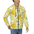 thumbnail image 4 of Zip Up Hoodies for Men - Cute Lemon Sweet Sour Long Sleeve Comfrt Men'S Fashion Hoodies & Sweatshirts, Jackets for Men Hoodies Pullover Clothing Clothes with Pouch, 4 of 5