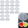 thumbnail image 2 of YEJIMAN Under CAD 10! seasoning organizer Double Condiment Containers With Lids Double Compartment Condiment Containers 2 Compartment Condiment Salad Containers Travel, 2 of 7