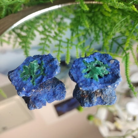

Azurite Malachite Nodules Pairs-14mm-30mm