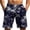 Dark Blue, variant on Mens Swim Trunks with Compression Quick Dry 5 Inch Inseam Swimming Beach Shorts Summer Beach Cruise Water Park