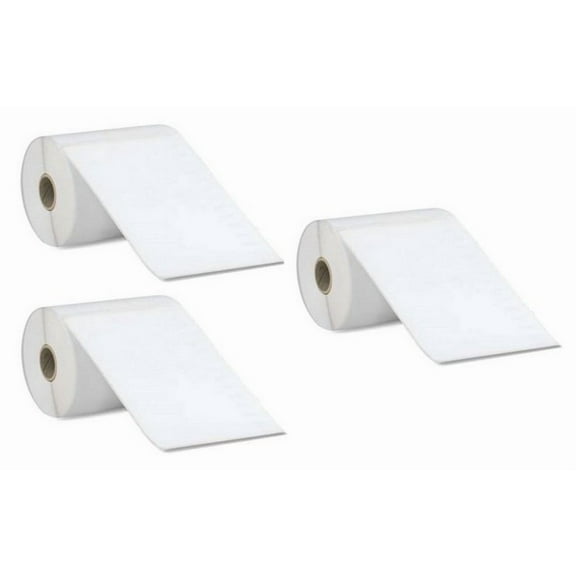 PrinterDash Compatible Replacement for Dymo White Shipping Labels (4in x 6in) (3/PK-220 Labels) (1744907_3PK)