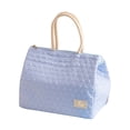 thumbnail image 3 of Huayishang Lunch Box for Women Portable Lunch Bag Thickened Aluminum Film Water Thermal Leak Proof Lunch Lunch Insulation Bag, Kitchen Essentials Clearance Sale Blue, 3 of 6