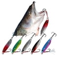 thumbnail image 2 of 3PC BIQIANWO high-quality Fishing Lures Long Casting Professional Design Iron Plate Bait Bass Pike Snakehead Red Green White Black, 2 of 6