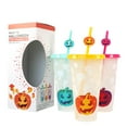 thumbnail image 2 of Halloween Party Decorations Halloween Decorations, Halloween Color Changing Cups With Lids And Straws Plastic Tumblers With Lids And Straws, Kids Cups With Straws And Lids For Halloween De, 2 of 9