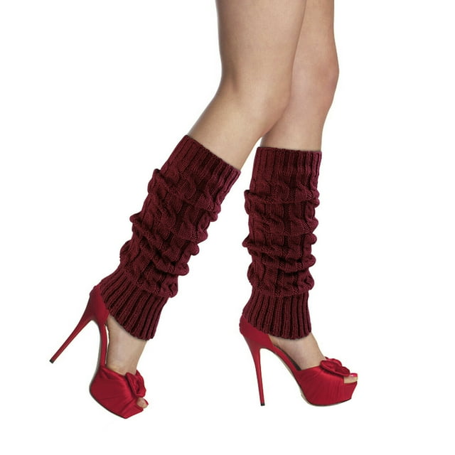 Cable Knit Extra Long Leg Warm Stocks Boot Socks Thigh High Socking Women Girls