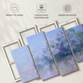 thumbnail image 6 of Elephant Stock Ile Aux Orties Near Vernon 1897 Wall Art - Horizontal Multi Panel Canvas - Living Room Wall Decor - Abstract Multi Panel - Purple And Blue Decor By Claude Monet - 84" x 54", 6 of 8