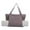 Gray, variant on Yoga Pilates Canvas Handheld Bag - Soft Fabric Tote for Yoga Mat Clothes, Lightweight Durable for Fitness Travel, Portable for Women Men