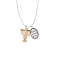 thumbnail image 2 of Delight Jewelry Goldtone 3-D Menorah - Best Mom Ever Charm Necklace, 2 of 4