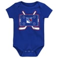 thumbnail image 4 of Infant & Newborn Outerstuff New York Rangers Littlest Player Three-Pack Bodysuit Set, 4 of 4
