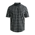 thumbnail image 4 of George Men's & Big Men's Classic Fit Short Sleeve Button-Up Poplin Shirt, Sizes S-3XL, 4 of 5