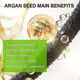thumbnail image 4 of Moisturizing Hair Repair Serum with Collagen and Maca, Lightweight Argan Oil Formula for Dry and Damaged Hair, Cold Pressed Weightless Solution, 4 of 5