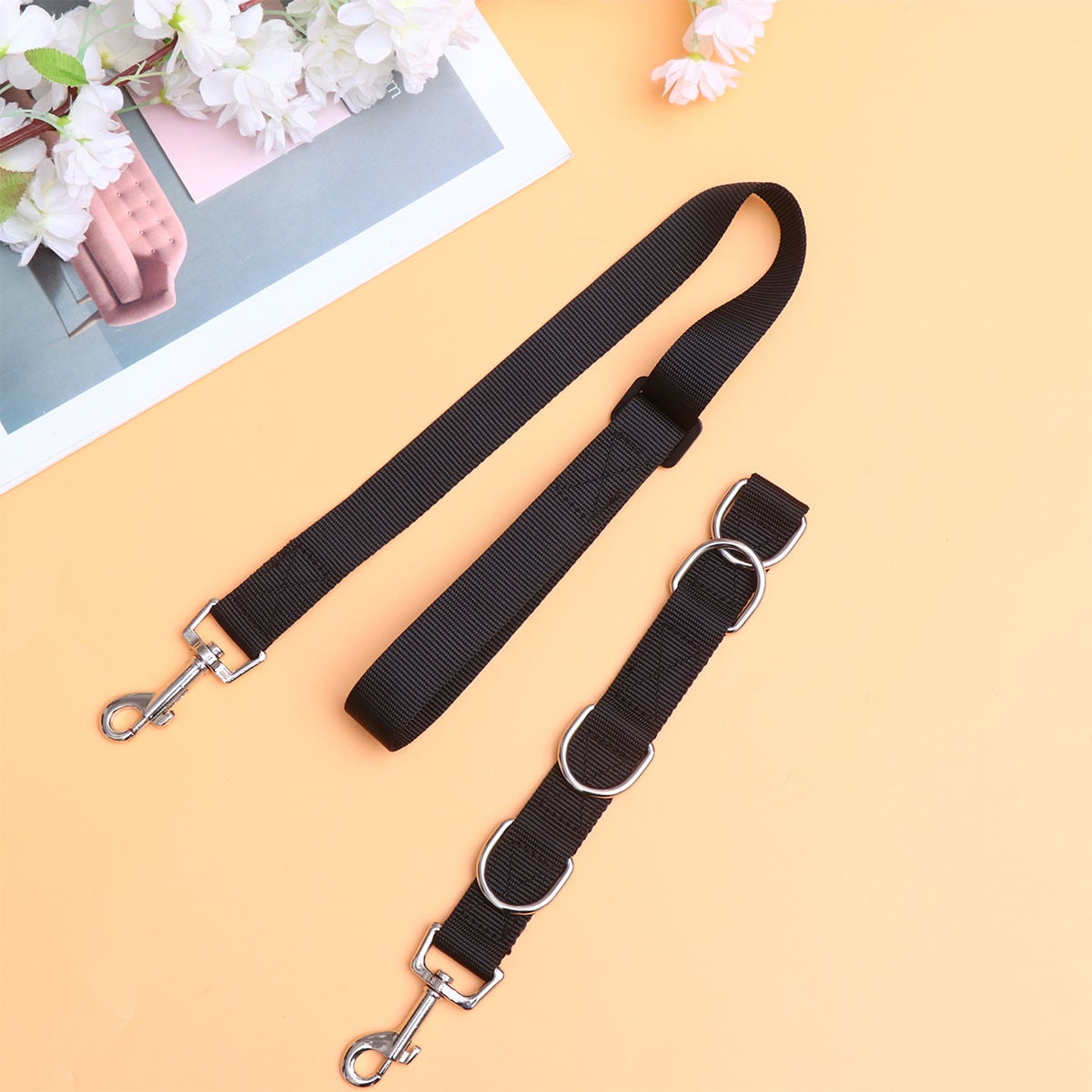 FOMIYES Table Rope for Pet Black Safe and Reliable for Beauty and Bath