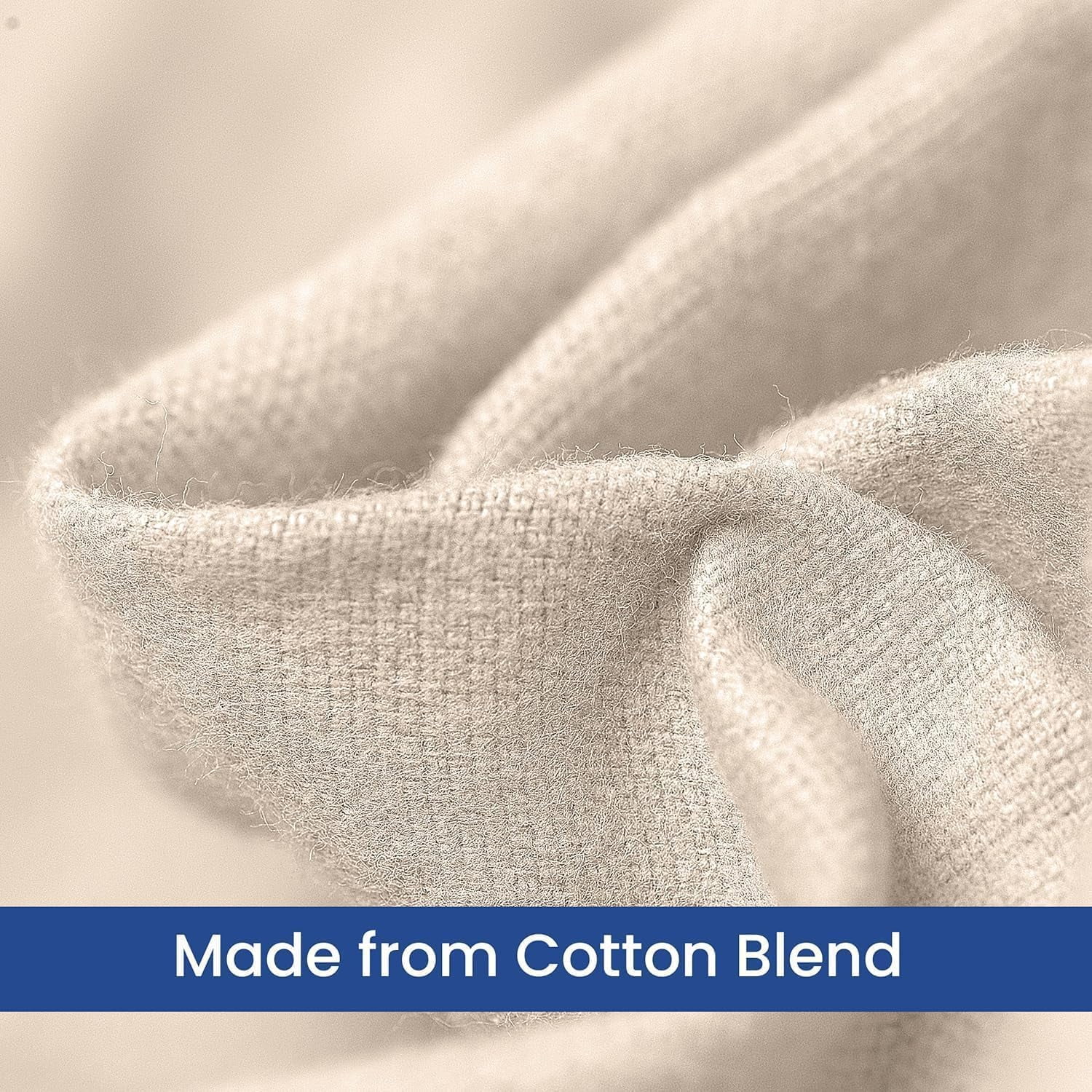 Linteum Textile Cotton Blended 70x90 in Hospital Bath Blanket, 1.4 lb. Unbleached, 12 Pack