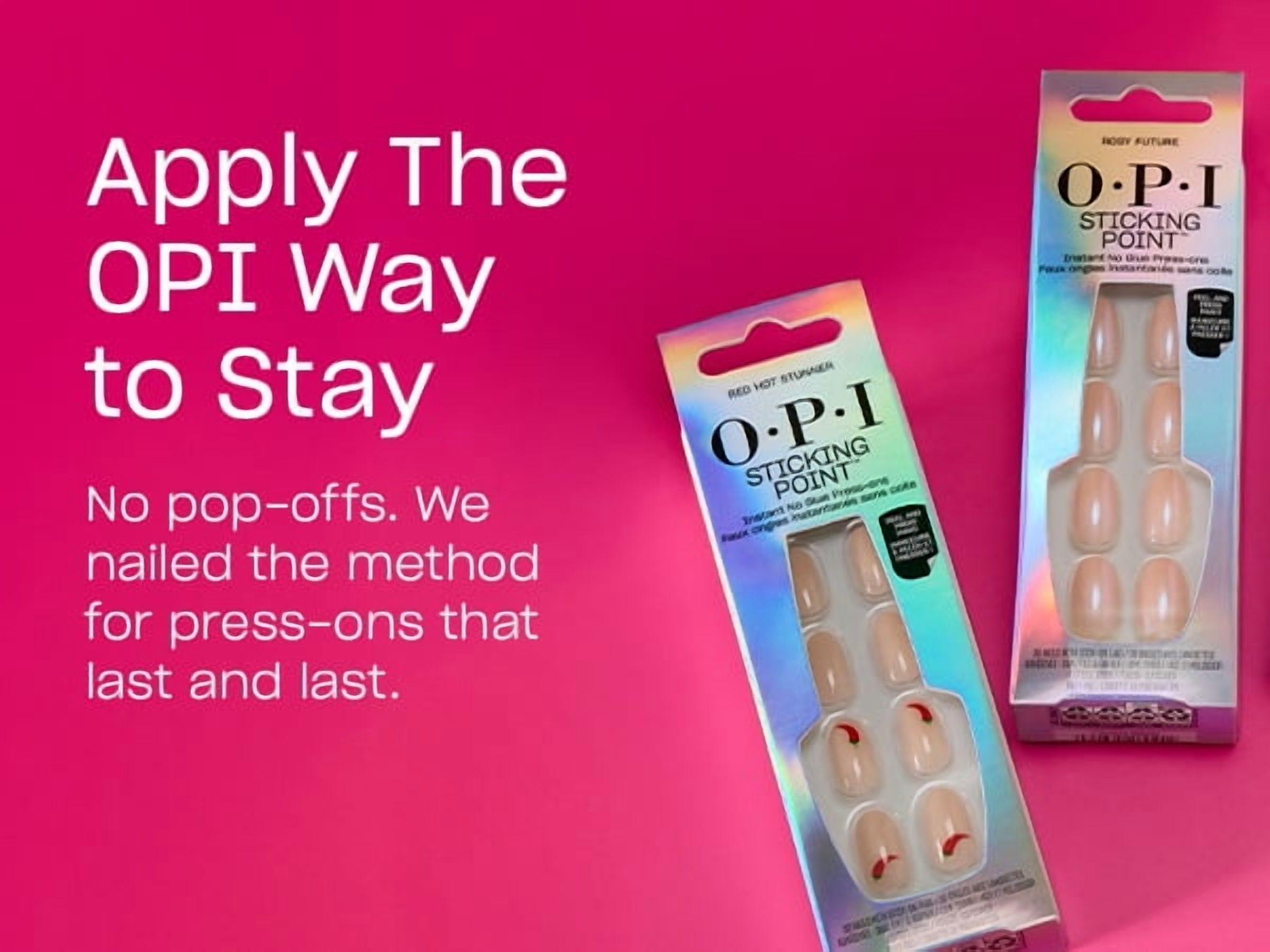 OPI Sticking Point – Faux ongles instantanés sans colle