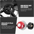 thumbnail image 4 of Goplus Portable Propane 225,000-BTU 3 Burner Gas Cooker Outdoor Camp Stove BBQ, 4 of 11