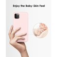 thumbnail image 3 of Dtto Compatible Con Iphone 11 Pro Funda [Serie Romance] Cubierta Completa De Silicona [Cámara Mejorada Y Protección De Pantalla] Con Cojín De Rejilla De Panal Para Iphone 11 Pro 5.8"" 2019 Pink Ice, 3 of 5