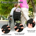 thumbnail image 6 of Mobility Scooter Bag Storage Bag in Oxford Cloth Water Resistant Side Pockets Multifunctional Storage Organizer with 2 Pockets Side Cup Holder Easy to Fit for Wheelchairs, 6 of 10
